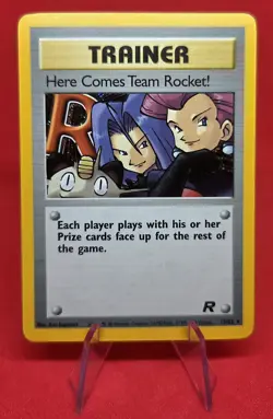 Pokemon TCG - Here Comes Team Rocket! 15/82 Team Rocket - Holo - VINTAGE - Image 3