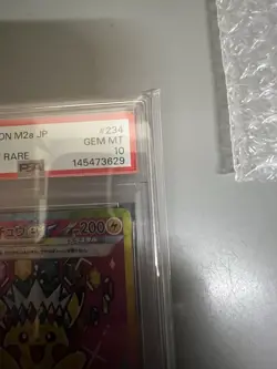 2025 Pokemon M2a Mega Dream Pikachu ex SAR #234 Japanese PSA 10 GEM MINT - Image 4