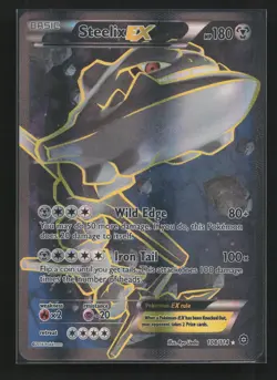 Steelix EX 108/114 Rare Ultra Steam Siege Pokemon Near Mint - Image 1