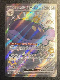 Paldean Clodsire ex Full Art UR 219/091 Pokemon TCG Paldean Fates Ultra Rare NM - Image 2