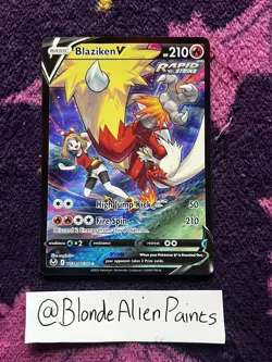 Blaziken V TG14/TG30 Silver Tempest Trainer Gallery Pokemon TCG - Image 1