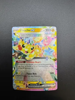 Pikachu ex 057/191 Double Rare Surging Sparks Pokemon TCG - Image 4