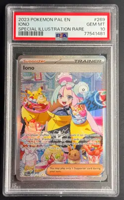 2023 Pokemon IONO Paldea Evolved Special Illustration Rare #269 Gem Mint PSA 10 - Image 1