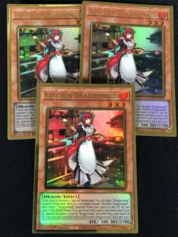 Yugioh Kitchen Dragonmaid MAGO-EN022 1st Gold x3 (NM) - Image 1