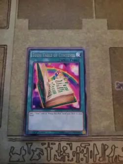 YUGIOH TOON TABLE OF CONTENTS DPBC-EN047 RARE 1ST ED NM - Image 1