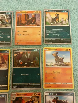 HOUNDOUR & HOUNDOOM BUNDLE OF POKEMON CARDS - Image 3