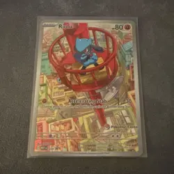 Riolu Full Art Promo Pokemon Card 010 Mega Evolution 80 HP Accelerating Stab - Image 1