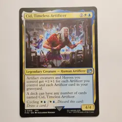 Wizards Cid, Timeless Artificer Final Fantasy 0410 Legendary Creature Non Foil - Image 1