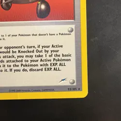 Pokemon Vintage Non-Holo Rare EXP.ALL 93/105 Neo Destiny Wotc 2002 - Image 4