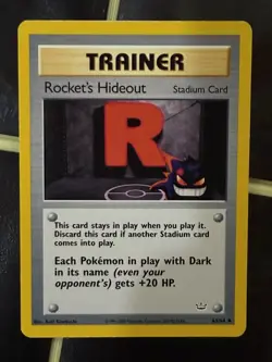 Rocket's Hideout - 63/64 Neo Revelation - Pokemon TCG - 2001 - Image 1