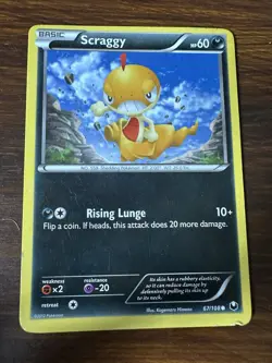 Scraggy 58/106 XY FlashFire Pokemon TCG MP - Image 1