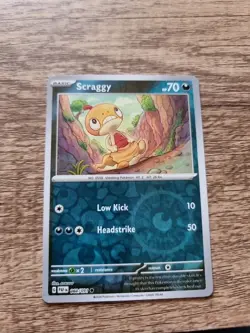 Scraggy (060/091) (Reverse Holo) Paldean Fates - Pokemon TCG [Near Mint] - Image 1
