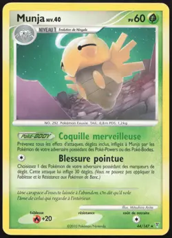 Carte Pokemon Munja 44/147 Vainqueurs Supremes Francais - Image 1