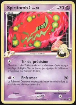 Carte Pokemon Spiritomb Champion 84/147 Vainqueurs Supremes Francais - Image 1