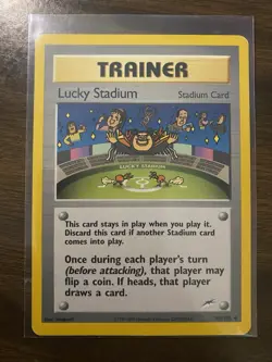 Pokemon TCG - Lucky Stadium 100/105 - Neo Destiny - LP/MP - Image 1