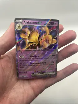No Star Pattern Error #050 Alakazam ex Black Star Promo 151 Pokemon TCG SV - Image 3
