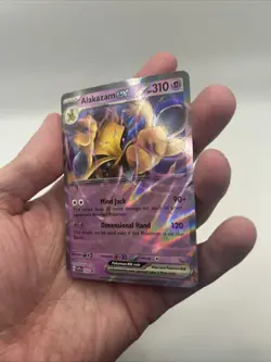 No Star Pattern Error #050 Alakazam ex Black Star Promo 151 Pokemon TCG SV - Image 4