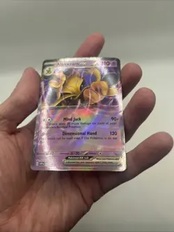 No Star Pattern Error #050 Alakazam ex Black Star Promo 151 Pokemon TCG SV - Image 5