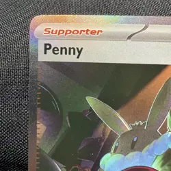 Penny 239/091 Pokemon Paldean Fates Special Illustration Rare Full Art Holo NM - Image 3