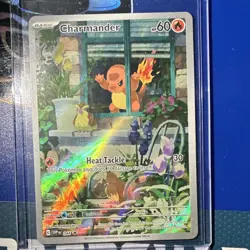 Pokemon Charmander Sv: Scarlet & Violet 151 168/165 Illustration Rare Holo 2023 - Image 1