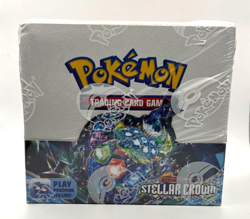Pokemon TCG Stellar Crown Booster Box (Factory Sealed) With Protective Case - Image 1