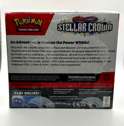 Pokemon TCG Stellar Crown Booster Box (Factory Sealed) With Protective Case - Image 3