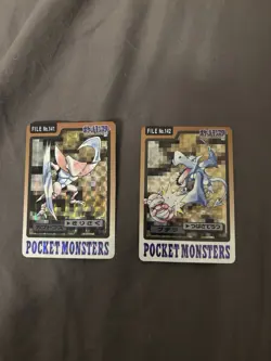 1997 Pokemon Pocket Monsters Cardass Prism Lot (ALL Holo) - Image 5