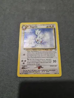 Pokemon TCG Togetic Neo Genesis 16/111 Holo MP/HP - Image 1