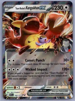 Team Rocket's Kangaskhan ex ME: Ascended Heroes 162/217 - Pokemon TCG - Image 1