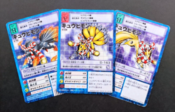 Kyubimon Digimon Card Bo-506 St-334 St-782 Vintage Rare Bandai Toei Japan F/S - Image 1