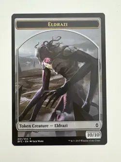 Eldrazi Token 001 MTG Magic the Gathering Card NM Near Mint BFZ - Image 1