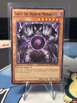 Yu-Gi-Oh TCG Caius The Shadow Monarch SR01- EN004 Unlimited Common Card NM - Image 1