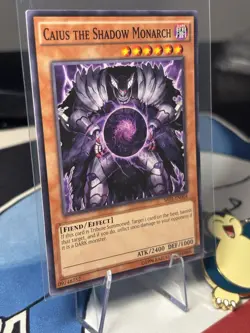 Yu-Gi-Oh TCG Caius The Shadow Monarch SR01- EN004 Unlimited Common Card NM - Image 2