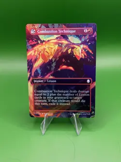 Combustion Technique (Borderless - Foil) MTG: Avatar The Last Airbender - U 0301 - Image 1