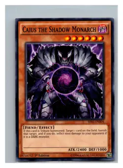 Structure Deck: Emperor of Darkness #SR01-EN004 Caius the Shadow Monarch NM - Image 1