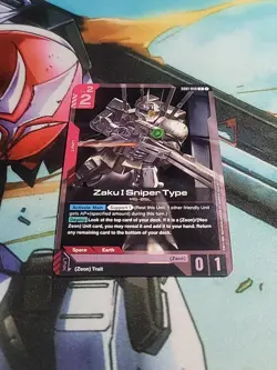 Zaku I Sniper Type (GD01-048) (NM) - Gundam Card Game - Newtype Rising (ENG) - Image 3