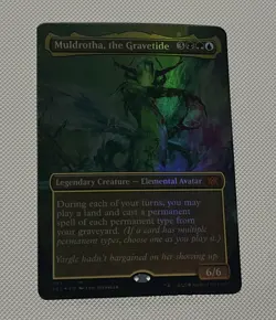 Muldrotha, the Gravetide NM Borderless Foil Unplayed Double Masters 2022 FLAT! - Image 1