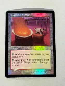 MTG FOIL Battlefield Forge Apocalypse Magic the Gathering - Image 1