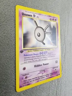 Unown [K] 1st Edition 58/64 Neo Revelation Pokemon NM - Image 2