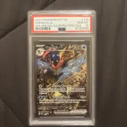2023 POKEMON BLACK STAR PROMO SF SPECIAL ILLUSTRATION C. #132 GRENINJA EX PSA 10 - Image 1