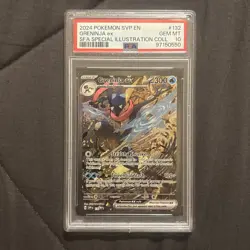 2023 POKEMON BLACK STAR PROMO SF SPECIAL ILLUSTRATION C. #132 GRENINJA EX PSA 10 - Image 2