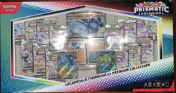 Pokemon Prismatic Evolutions Lucario ex & Tyranitar ex Premium Collection Box - Image 2