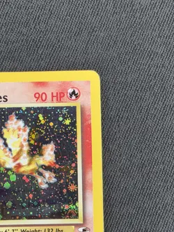 Pokemon Gym Heroes Holo Rare Unlimited Edition Blaine’s Moltres 1/132 WOTC HP - Image 5