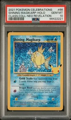PSA 10 Shining Magikarp #66 - Pokemon Celebrations - Pokemon TCG GEM MINT - Image 1