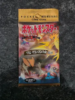 Pokemon Japanese Fossil Booster Pack Factory Sealed New - Image 1