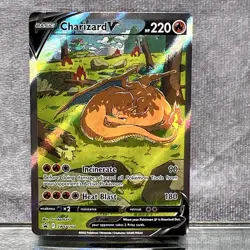 Pokemon Charizard V SwSh260 Ultra Premium Collection Black Star Promo Incinerate - Image 1