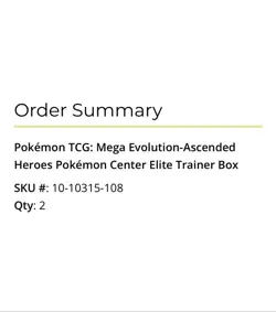 PRESALE POKEMON CENTER: Mega Evolution Ascended Heroes ETB - Image 2