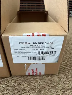X1 Pokemon Center ME ETB Elite Trainer Box Case Empty - Ascended Heroes ME 2.5 - Image 5