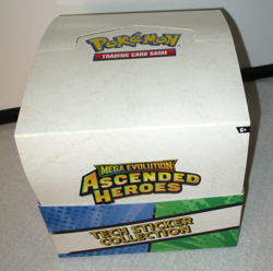 Pokemon TCG Mega Evolution Ascended Heroes Tech Sticker Display Box EMPTY - Image 1