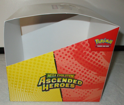 Pokemon TCG Mega Evolution Ascended Heroes Tech Sticker Display Box EMPTY - Image 3